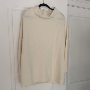 Free People Ottoman Tunic sweater in Ivory